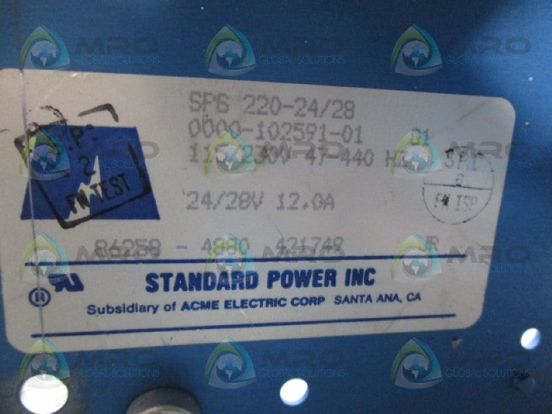 ACME SPS-220-24/28 POWER SUPPLY  NSNP