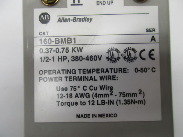 ALLEN BRADLEY 160-BMB1 SER. A NSNP