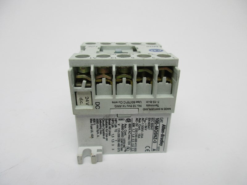 ALLEN BRADLEY 100-M05NZ243 SER. A 24VDC UNMP