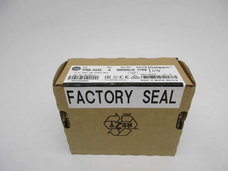 ALLEN BRADLEY 1769-IQ32 SER. A F/W 3.1 DATE: 2014 NSFS