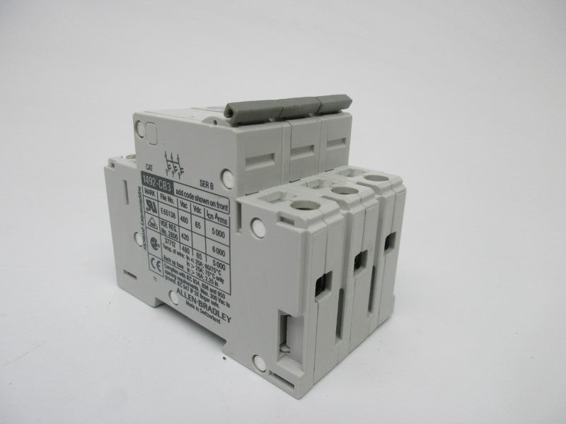 ALLEN BRADLEY 1492-CB3H050 SER. B 480VAC 5A NSNP