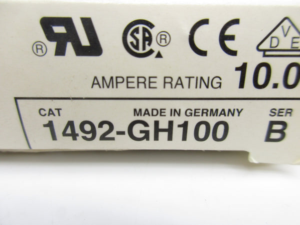 ALLEN BRADLEY 1492-GH100 SER. B 250VAC 10A NSMP