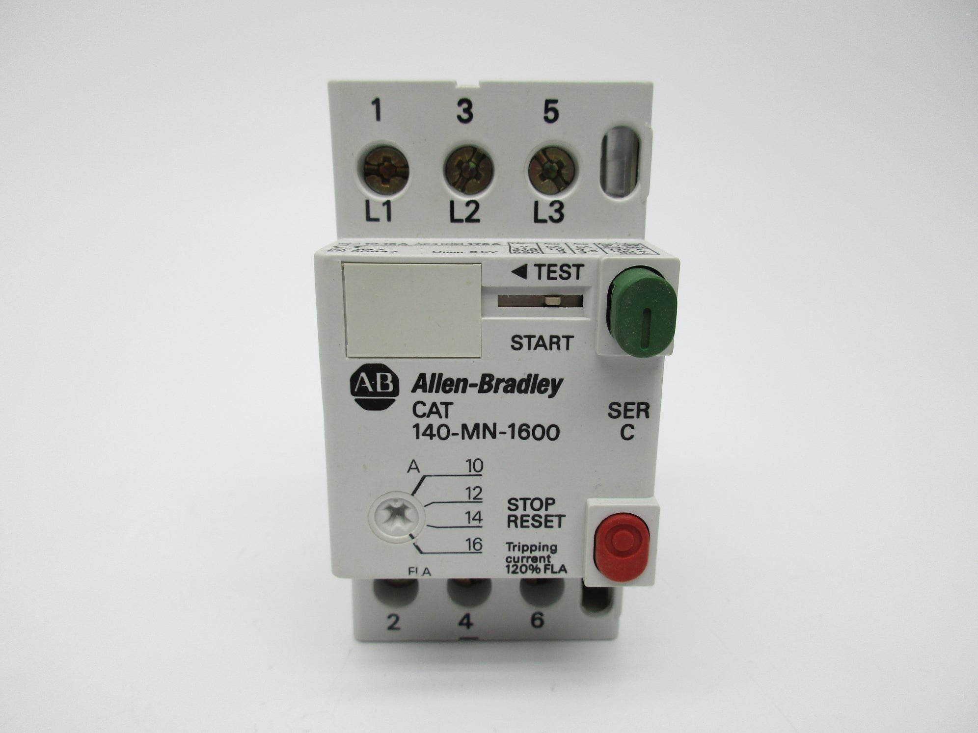 ALLEN BRADLEY 140-MN-1600 SER. C 10-16A 600V NSNP