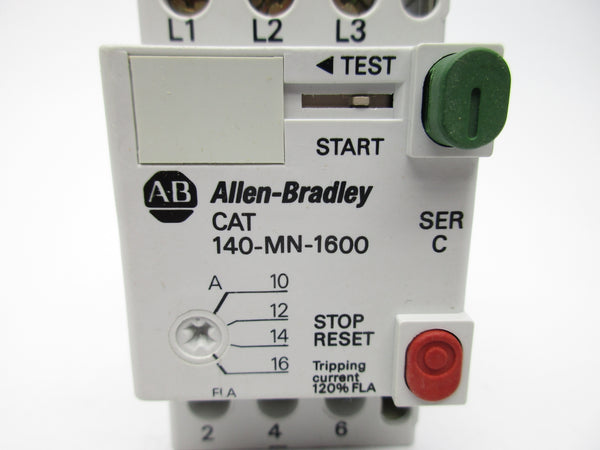 ALLEN BRADLEY 140-MN-1600 SER. C 10-16A 600V NSNP