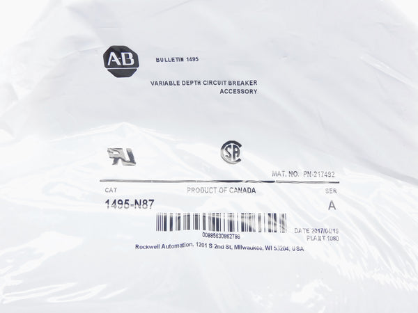 ALLEN BRADLEY 1495-N87 SER. A NSMP