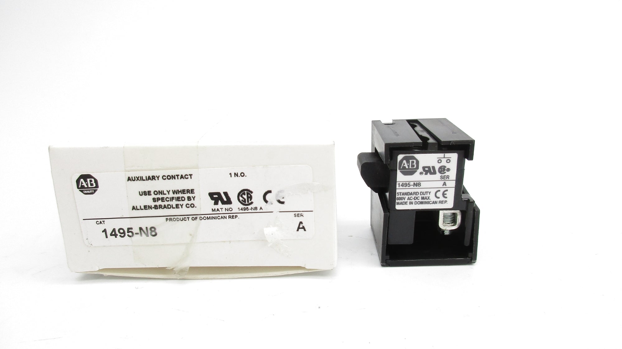 ALLEN BRADLEY 1495-N8 SER. A 600VAC-DC (WH) NSMP