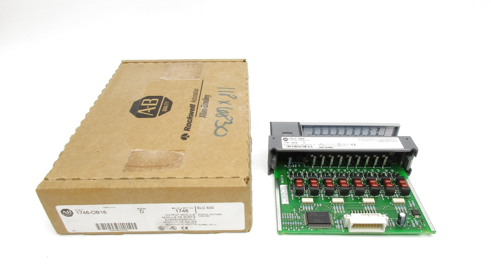 ALLEN BRADLEY 1746-OB16 SER. D 10-50VDC 0.5A NSMP
