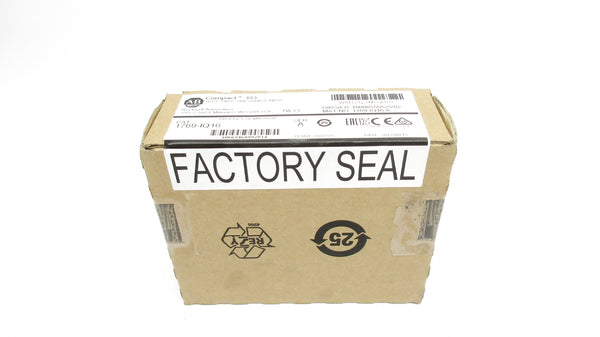 ALLEN BRADLEY 1769-IQ16 SER. A F/W 3.1 24VDC DATE: 2017 NSFS