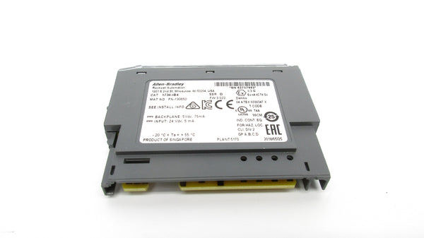 ALLEN BRADLEY 1734-IB4 SER. D F/W 3.022 24VDC (WH) NSMP