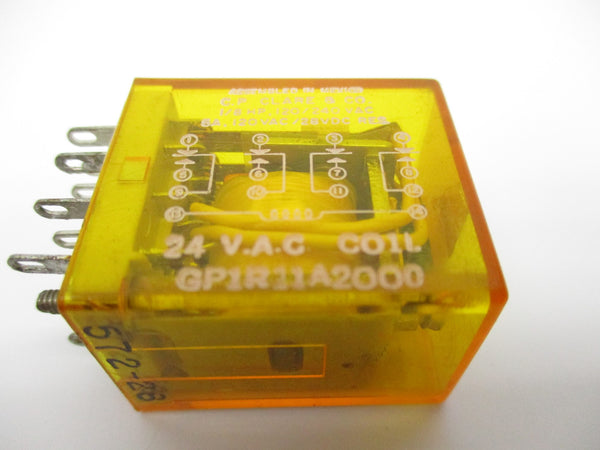 RELAY GP1R11A2000 24VAC UNMP