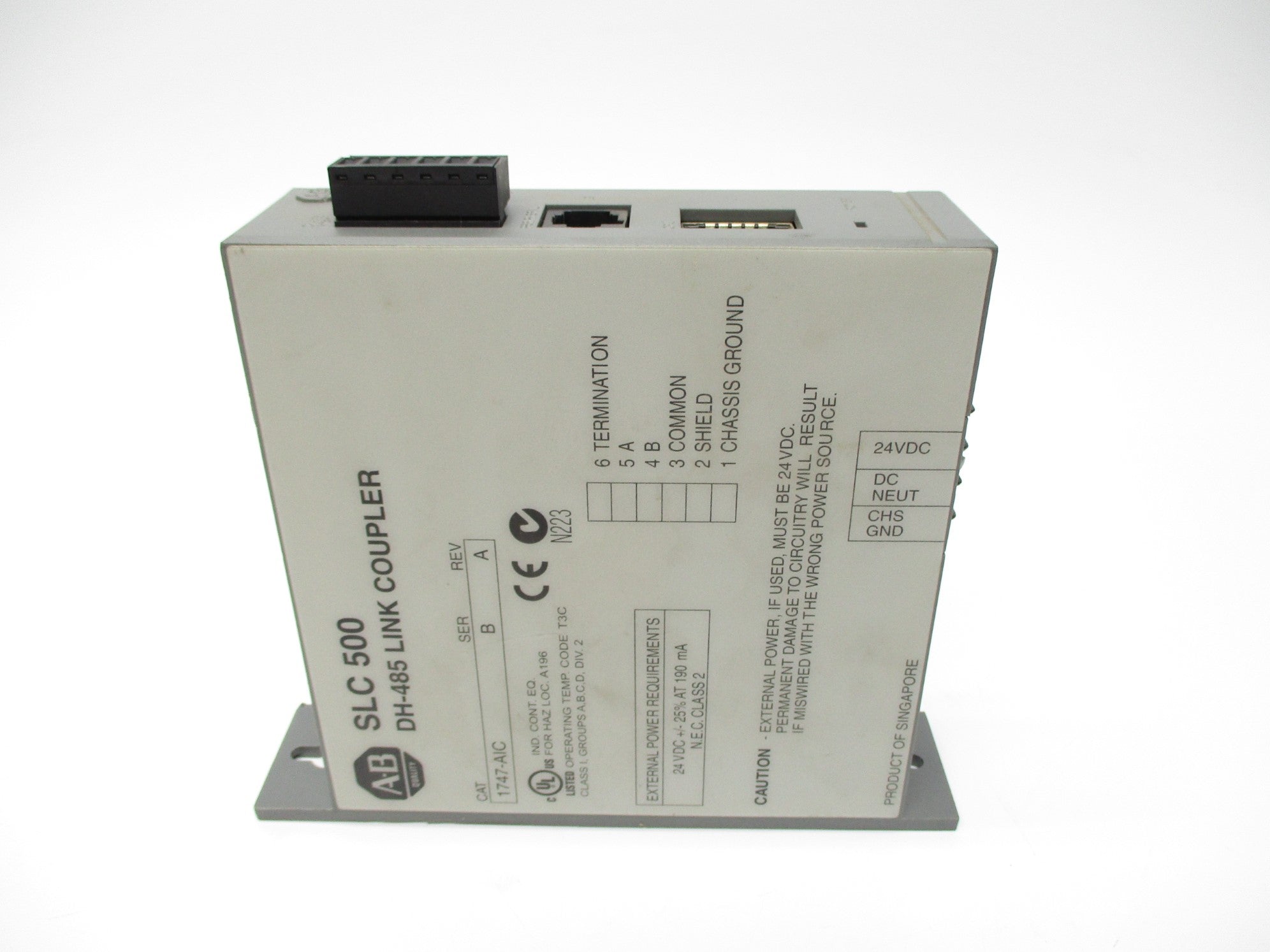 ALLEN BRADLEY 1747-AIC SER. B 24VDC REV. A NSNP