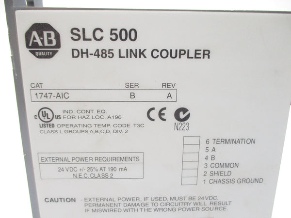 ALLEN BRADLEY 1747-AIC SER. B 24VDC REV. A NSNP