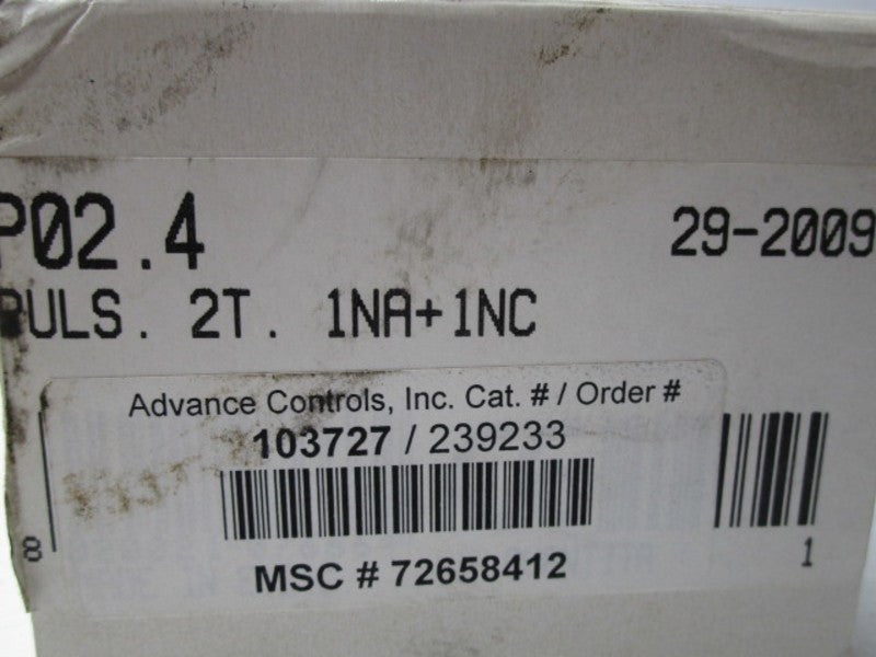 ADVANCE CONTROLS 103727 PUSHBUTTON STATION  NSMP