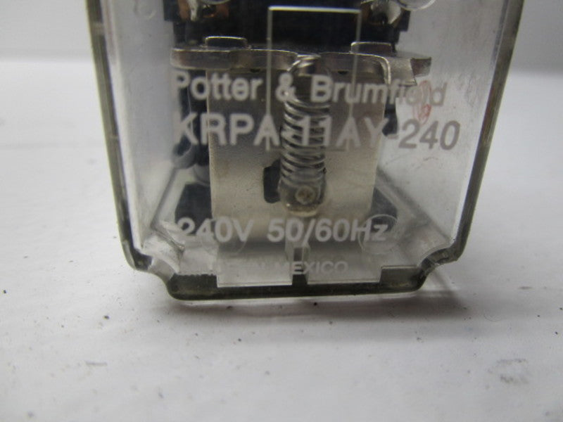POTTER & BRUMFIELD KRPA11AY-240 RELAY 240V 50/60HZ  UNMP