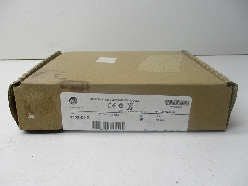 ALLEN BRADLEY 1756-DNB SER. E F/W 12.005 DATE: 2013 NSFS