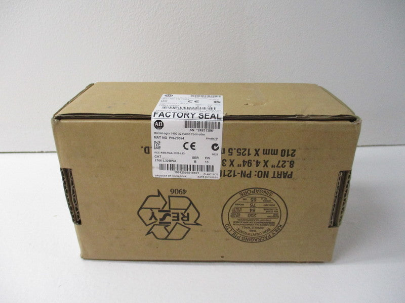 ALLEN BRADLEY 1766-L32BWA SER B F/W 13 DATE: 2013 NSFS