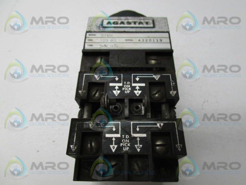 AGASTAT 7014AD TIME DELAY RELAY 5-50 SEC.  UNMP