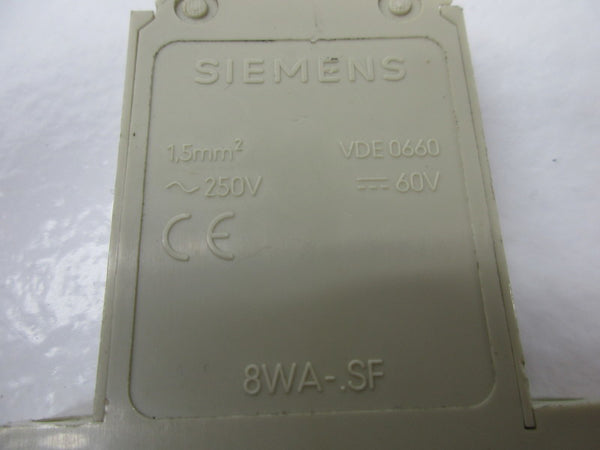 SIEMENS 8WA-SF CIRCUIT BREAKER 250V 11A  UNMP