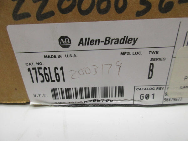 ALLEN BRADLEY 1756-L61 SER. B F/W 1.9  NSMP