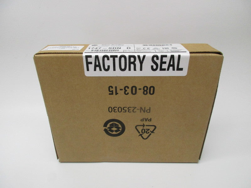ALLEN BRADLEY 1747-SDN SER. D F/W 9.001 DATE: 2016 NSFS