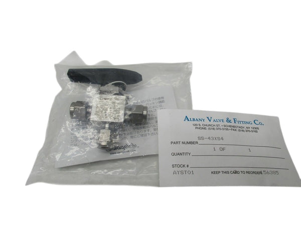 ALBANY VALVE & FITTING CO SS-43XS4  NSMP