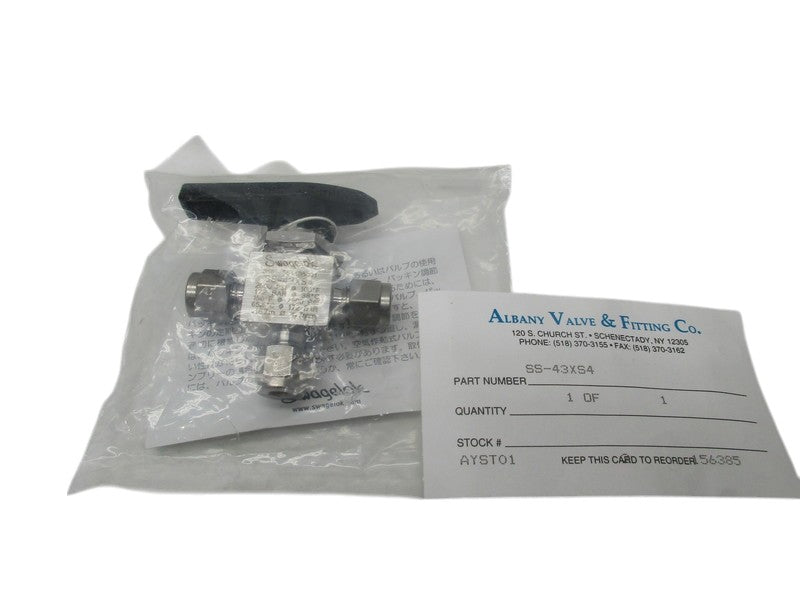 ALBANY VALVE & FITTING CO SS-43XS4  NSMP