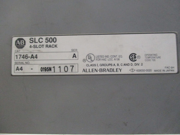 ALLEN BRADLEY 1746-A4 SER. A  NSNP
