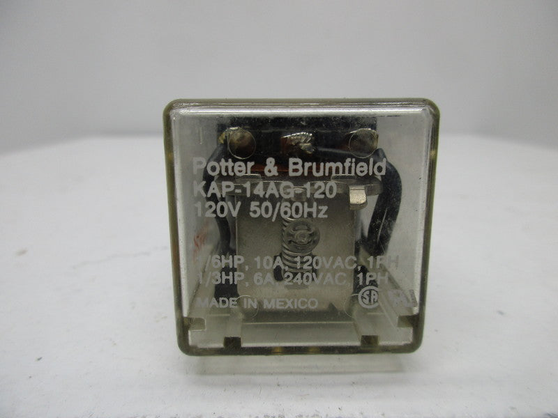 POTTER & BRUMFIELD KAP-14AG-120 RELAY 120V  NSNP