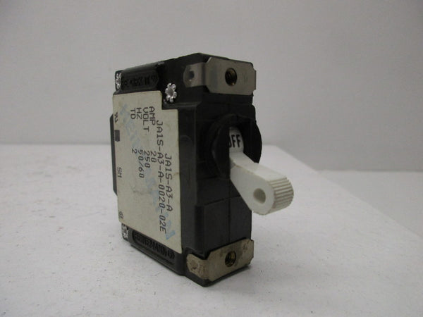 HEINEMANN JA1S-A3-A-0020-02E CIRCUIT BREAKER 20A  NSNP