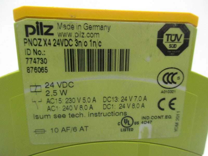 PILZ PNOZX4-24VDC-3N/O-1N/C SAFETY RELAY  NSNP