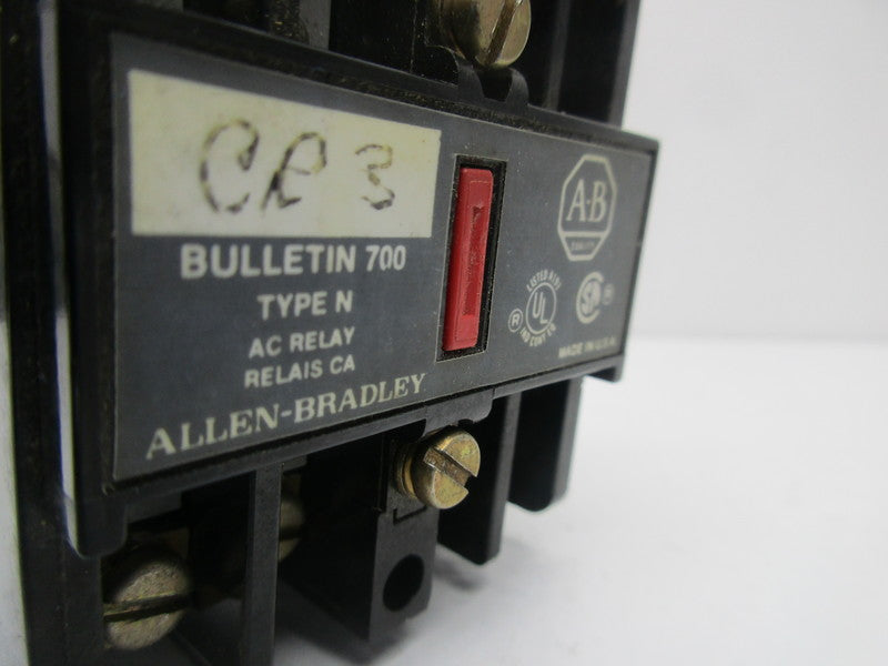 ALLEN BRADLEY 700-N400A2 SER. C AC RELAY  UNMP