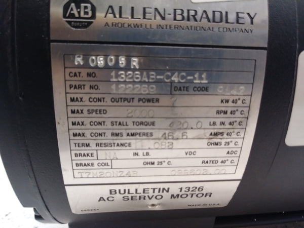 ALLEN BRADLEY 1326AB-C4C-11 NSMP