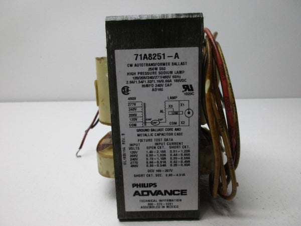 ADVANCE CORE & COIL BALLAST KIT 71A8251-001D  NSMP