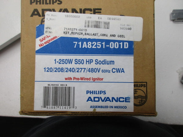 ADVANCE CORE & COIL BALLAST KIT 71A8251-001D  NSMP
