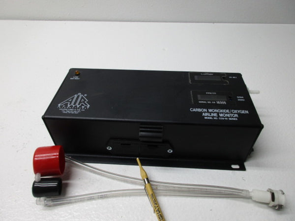 AIR SYSTEM CO2-91 CARBON MONOXIDE/OXYGEN AIRLINE MONITOR ONLY  NSMP