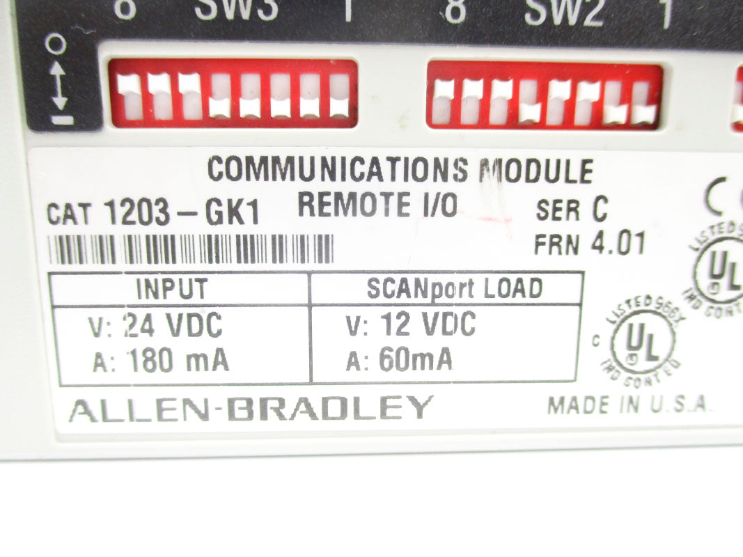 ALLEN BRADLEY 1203-GK1 SER. C NSNP