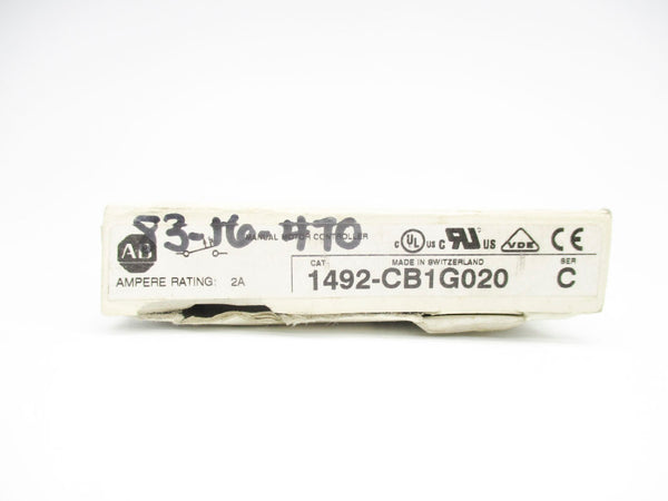 ALLEN BRADLEY 1492-CB1G020 SER. C 277VAC 2A NSMP