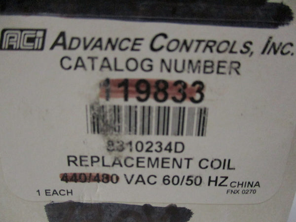 ADVANCE CONTROLS INC 119833 8310234D  NSMP