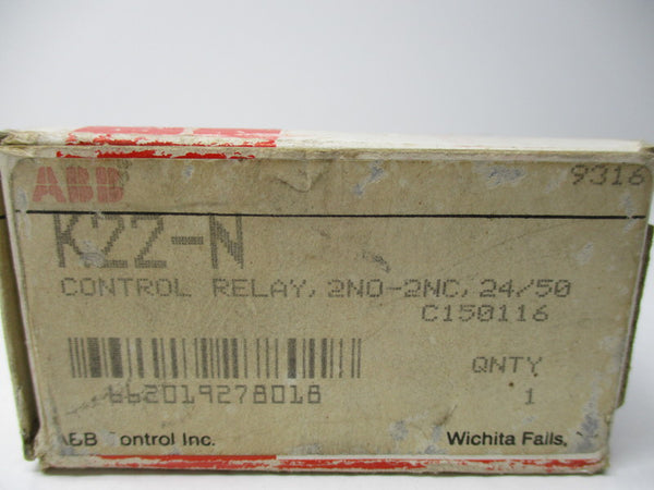 ABB K22-N CONTROL RELAY 600VAC 10A  NSMP