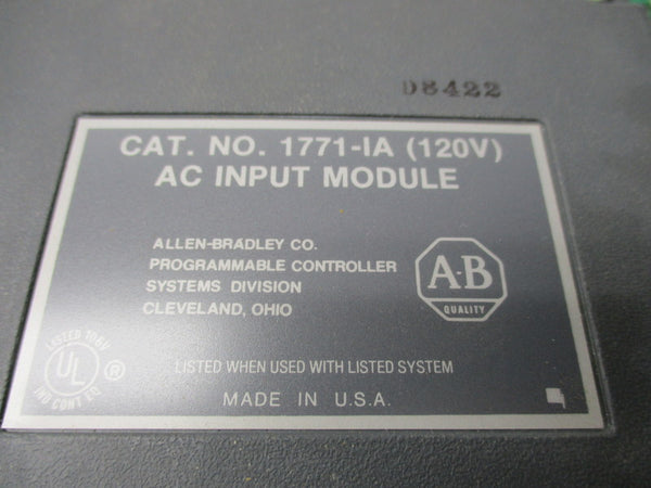 ALLEN BRADLEY 1771-IA  NSNP