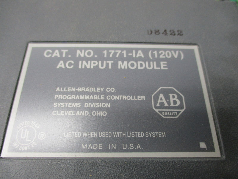 ALLEN BRADLEY 1771-IA  NSNP
