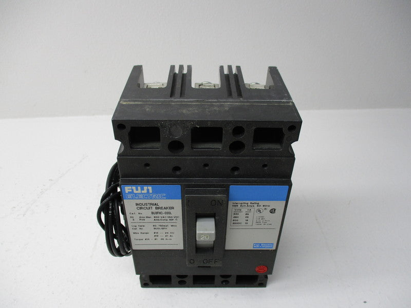 FUJI BU3FHC-020LFM CIRCUIT BREAKER 600VAC 20A  NSMP