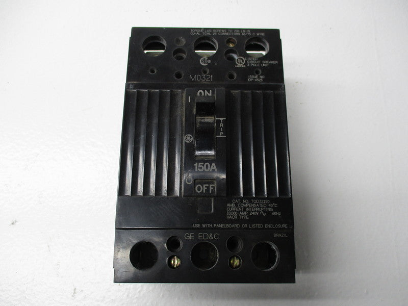GENERAL ELECTRIC TQD32150X2 CIRCUIT BREAKER 240V 150A  NSMP
