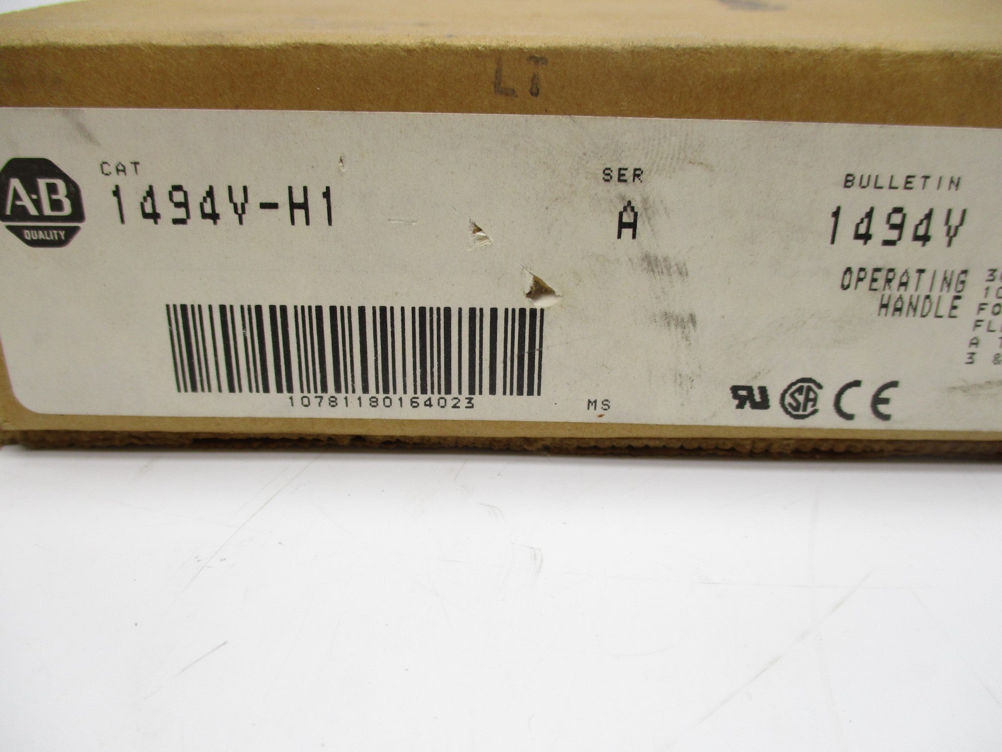 ALLEN BRADLEY 1494V-H1 SER. A (BR/WH) NSMP