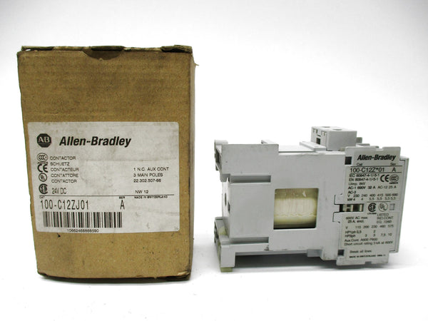 ALLEN BRADLEY 100-C12ZJ01 SER. A 24VDC 32A (BR/WH) NSMP