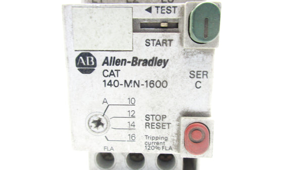 ALLEN BRADLEY 140-MN-1600 SER. C 600V 10-16A UNMP