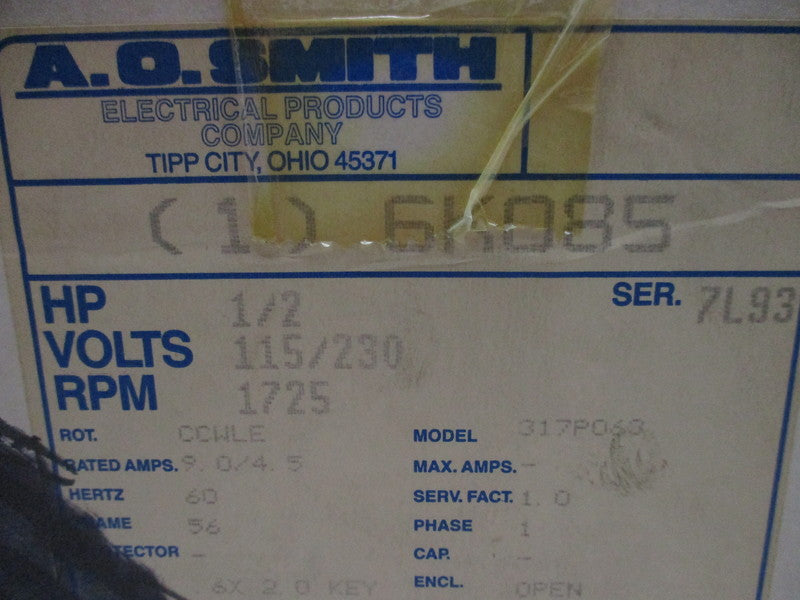 A.O. SMITH 6K085  NSMP