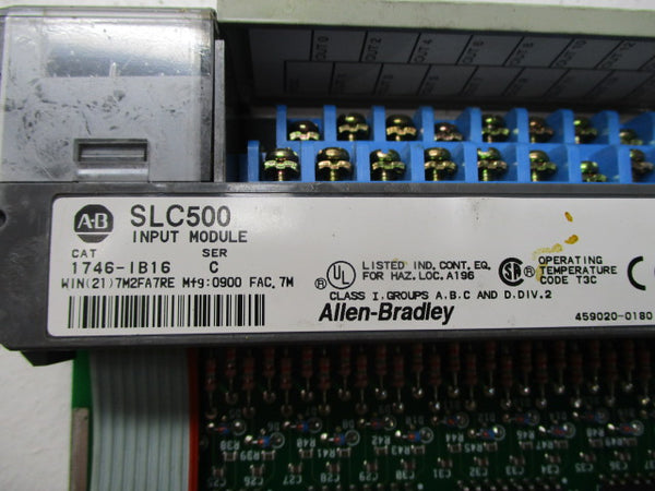 ALLEN BRADLEY 1746-IB16 SER. C (AS PICTURED)  UNMP
