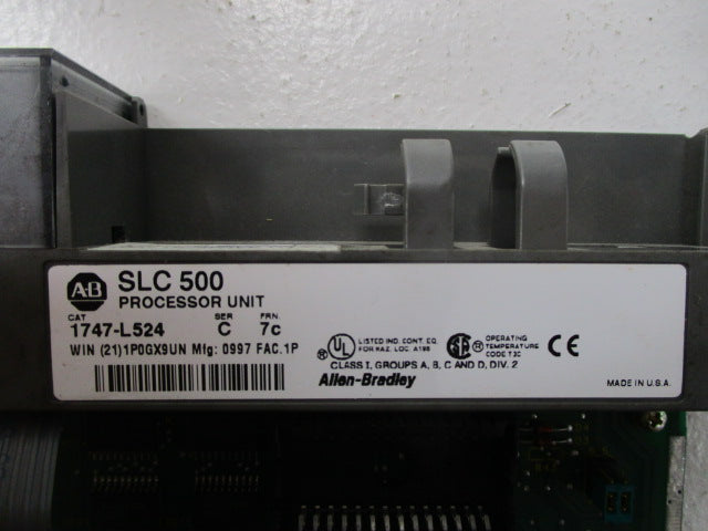 ALLEN BRADLEY 1747-L524 SER C FRN 7C (AS PICTURED)  NSNP