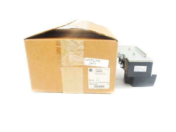 ALLEN BRADLEY 1494V-FS400 SER. D (BR/WH) NSMP